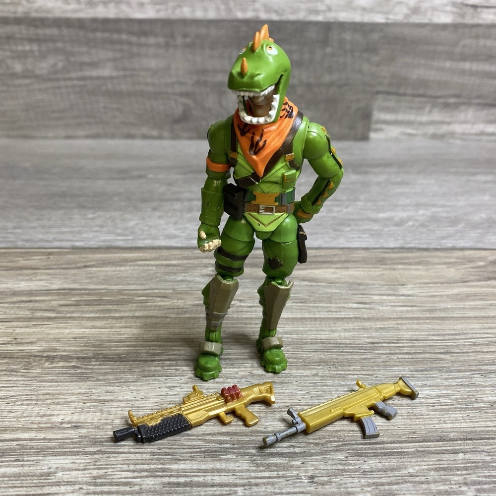 Rex 4" 2018 Fortnite Jazwares Action Figure Jazwares Epic Games W Guns